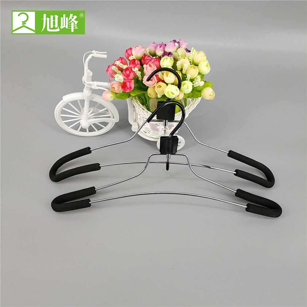 Chrome Metal Coat Hanger for Wet Clothes