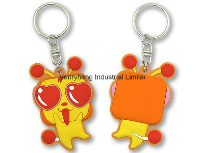 3D Soft PVC Rubber Key Chain/Keyring Keychain/Key Covers