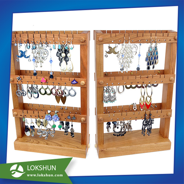 Ring Holder Jewelry Organizer Wood Wall Hanging Jewelry Display