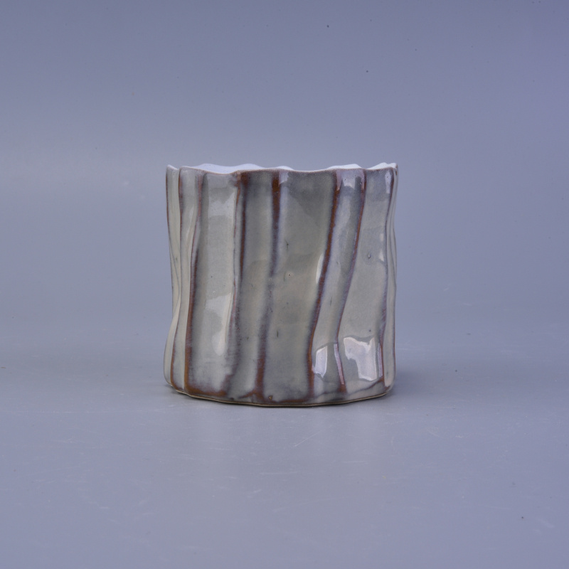 Unique Shape Ceramic Candle Holder