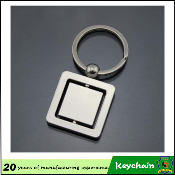 Custom Design Square Spinning Keyring