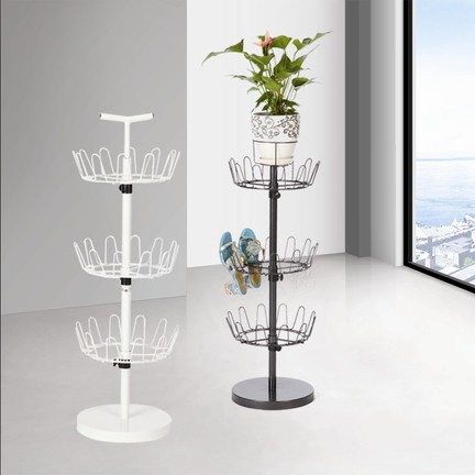 Furniture Display Rack Metal Revolving Shoe Rack with CE (BDS-028)