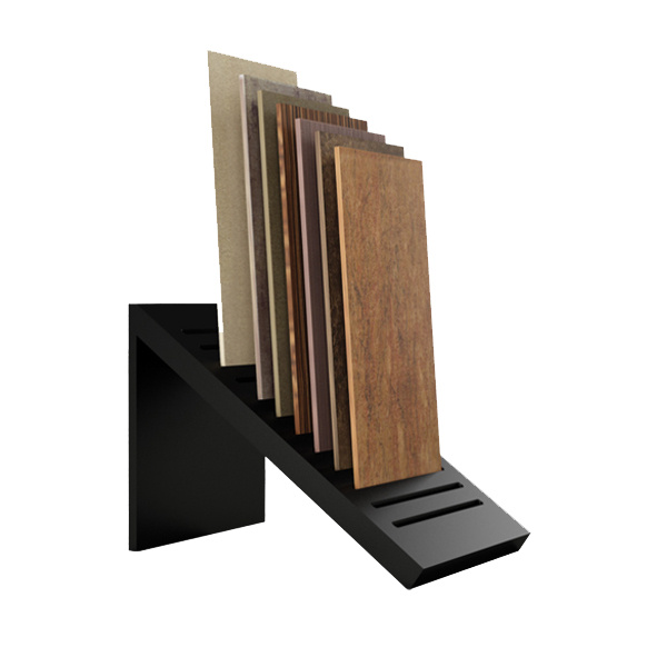 Simple Style Custom Display Rack Stone Sample Metal Showing Stand