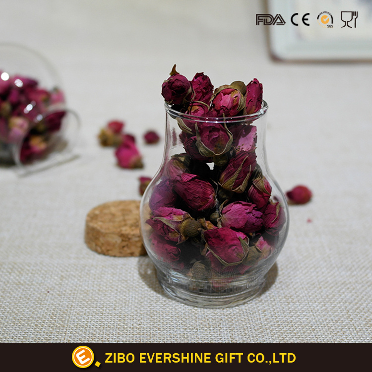 Wooden Lid Glass Jar of Glassware Storage Glass Jar