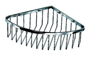 Triangle Brass Towel Rack Bathroom Corner Shelf (ZW-583)