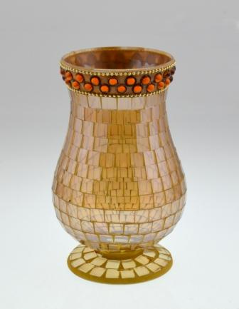 New Design Mosaic Glass Candle Holder