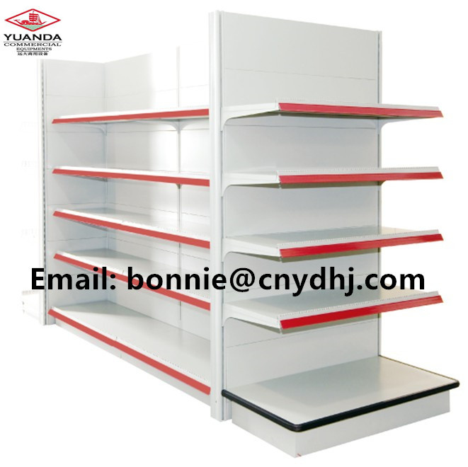 Factory Directly Flat Back Central Shelf Gondola Shelf