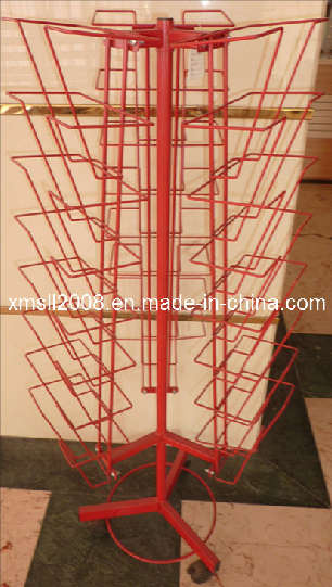 24 Pocket Wire Magazine Rack for Display