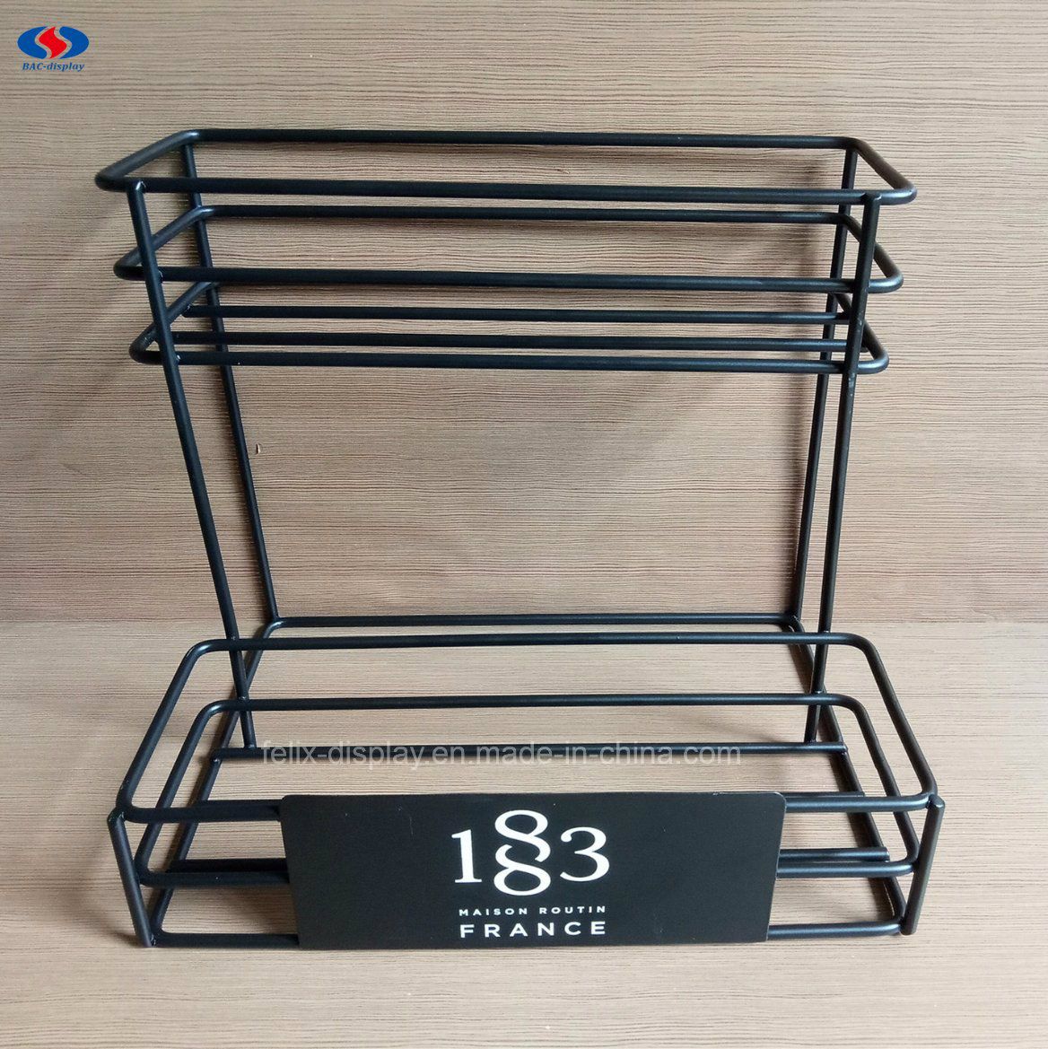 Metal Wire Wine Racks Bottle Display Racks for Store