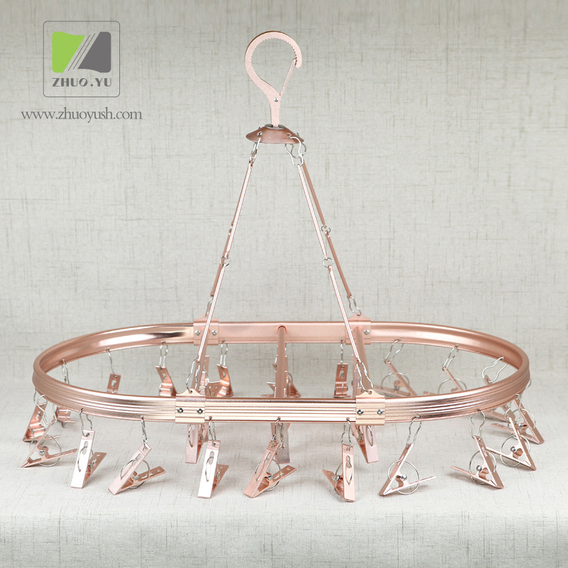 Aluminum Alloy Socks Rack / Windproof Clothing Hanger for E-Commerce Platform