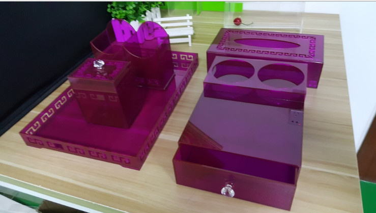 Beautiful Luxurious Acrylic Hotel Bathroom Amenities