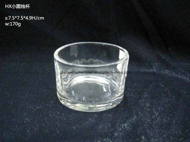 Promotional Machine-Made Glass Candle Holder (ZTHG-31)