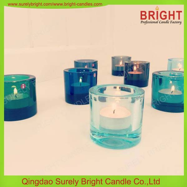Painted Colored Glass Candle Holders Made in China