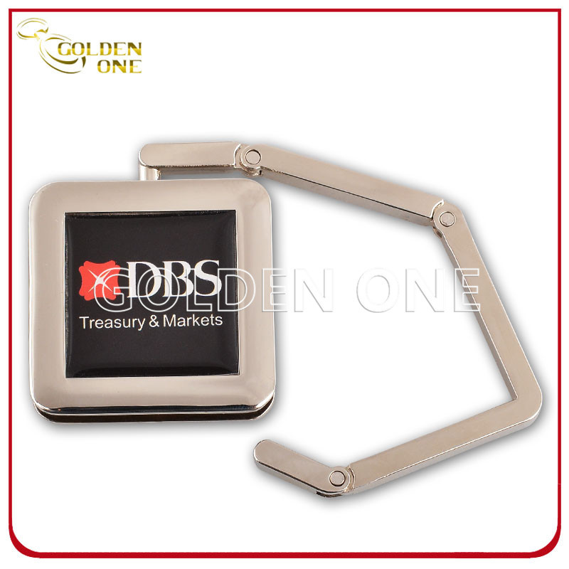 Custom Printed & Epoxy Logo Folding Square Handbag Holder