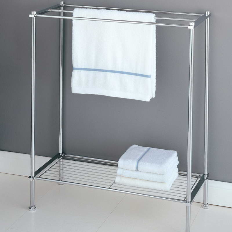 Floor Standing Towel Holder Rack