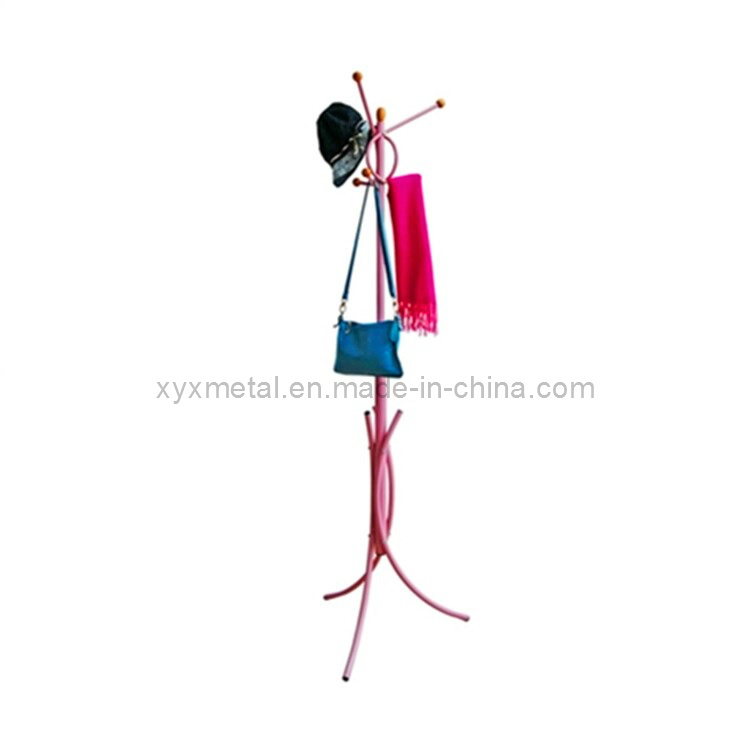 Powder Coated Metal Coat Rack