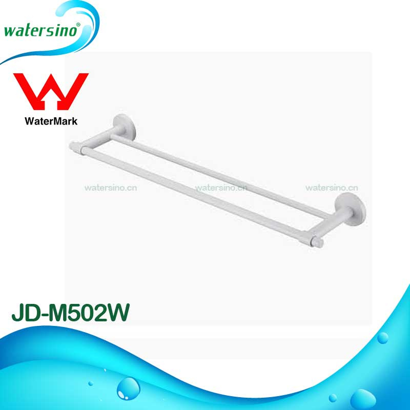 Solid Brass Matte White Future-Proof Stunning Bathroom Shelf