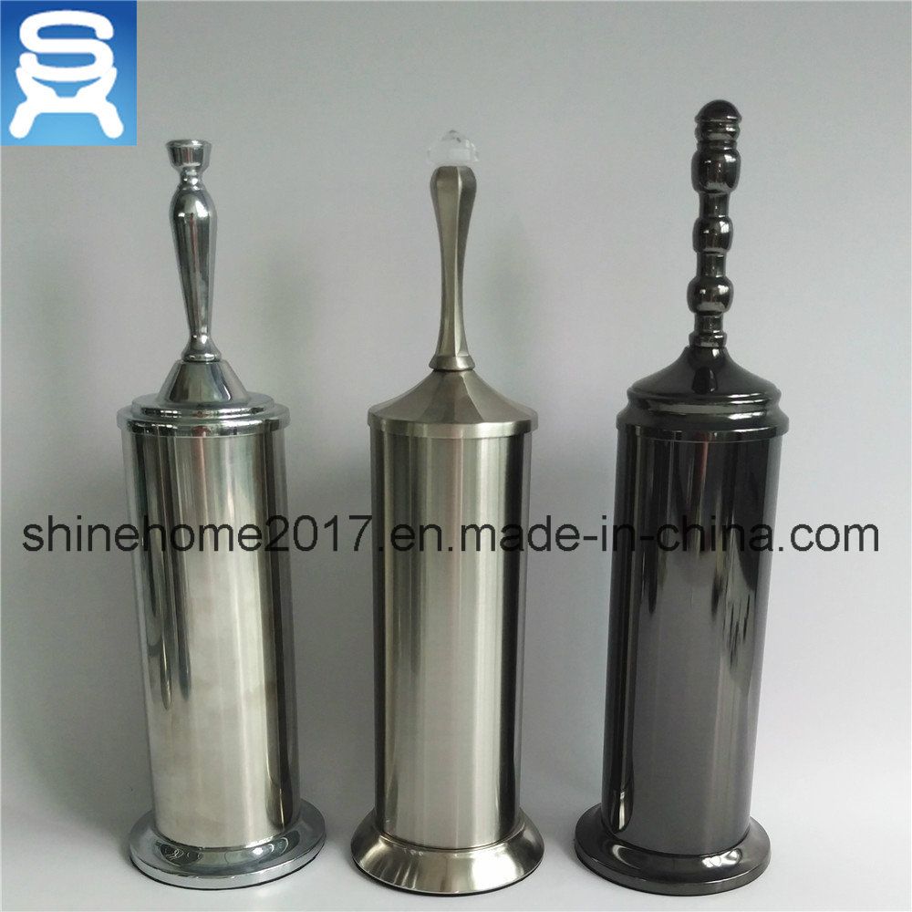 Home Basics Chrome Nikel Bronze Sanitary and Bath Toilet Brush Holder