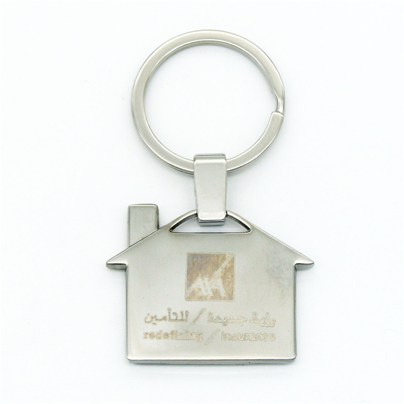 Customized Promotional Laser Logo Key Ring Ring Metal RFID Sublimation