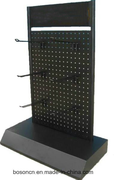 Metal Display Rack with Wooden Beard and Acrylic Tray