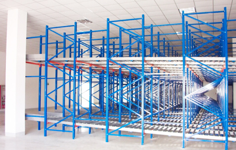 Warehouse Heavy Duty Gravity Pallet Flow Racking