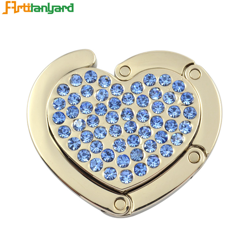 Bespoke Metal Purse Hanger by Heart Shape