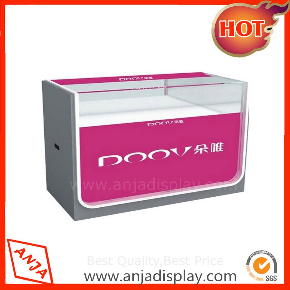 Modern Mobile Phone Display Cabinet Shop Fittings Counter Rack