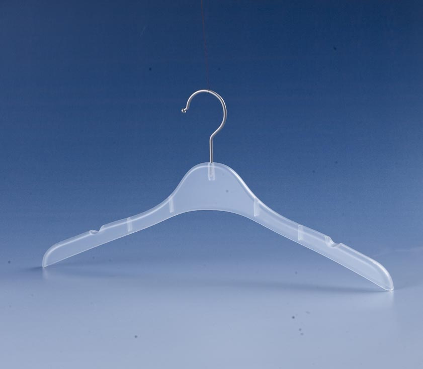 Plastic PP Sport Shirt Hanger with Non Slip Notches