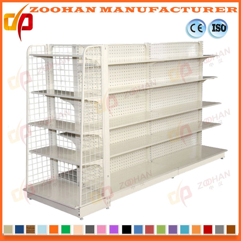Supermarket Wall Wire Shelves Store Gondola Display Racks Shelving (Zhs394)