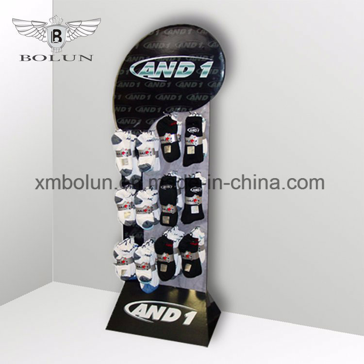 Paper Shelf Display Stand for Socks