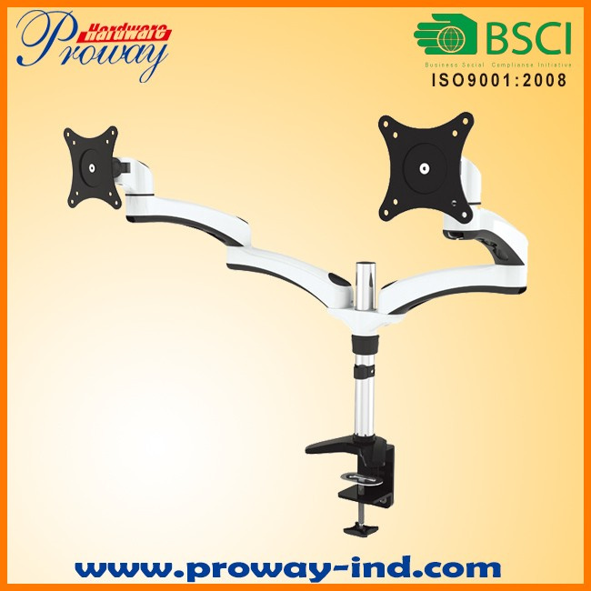 Height Adjustable Dual Monitor Mount