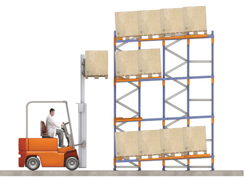 Warehouse Heavy Duty Pallet Gravity Flow Rack