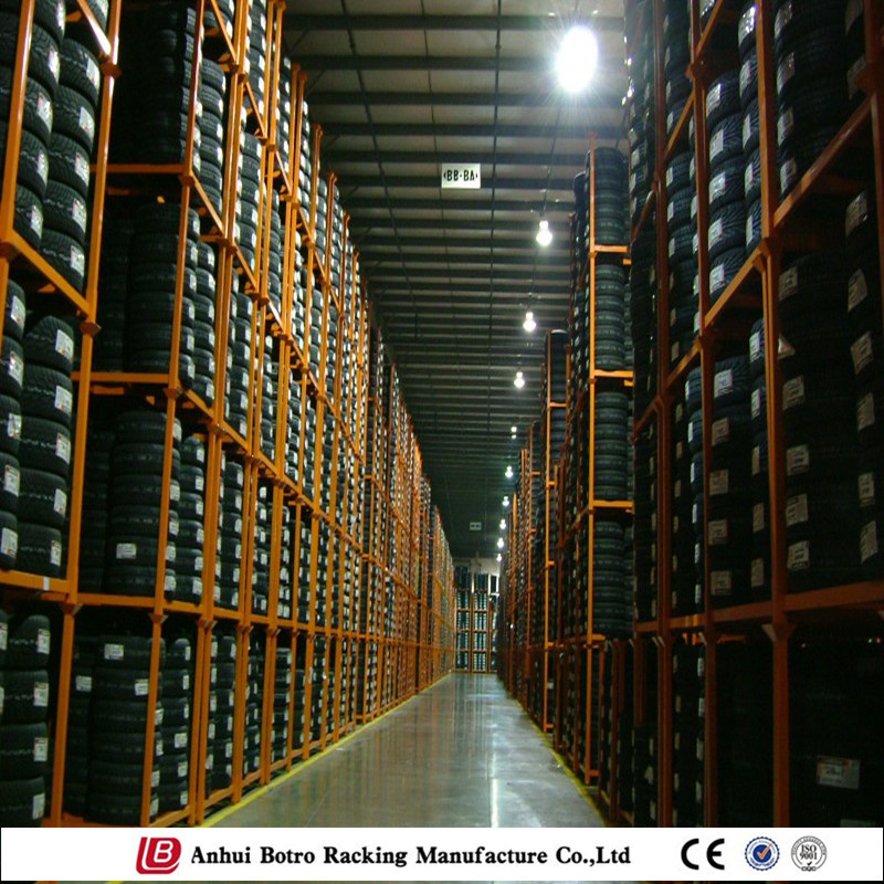 Adjustable Truck Tire Warehouse Staking Shelf