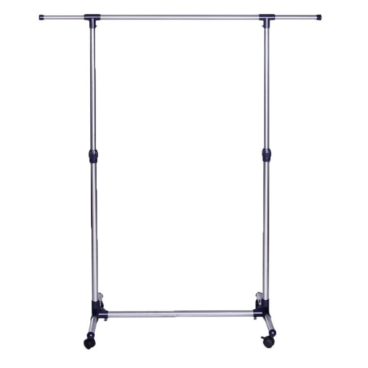 Stainless Steel Adjustable Garment Rack with Wheels