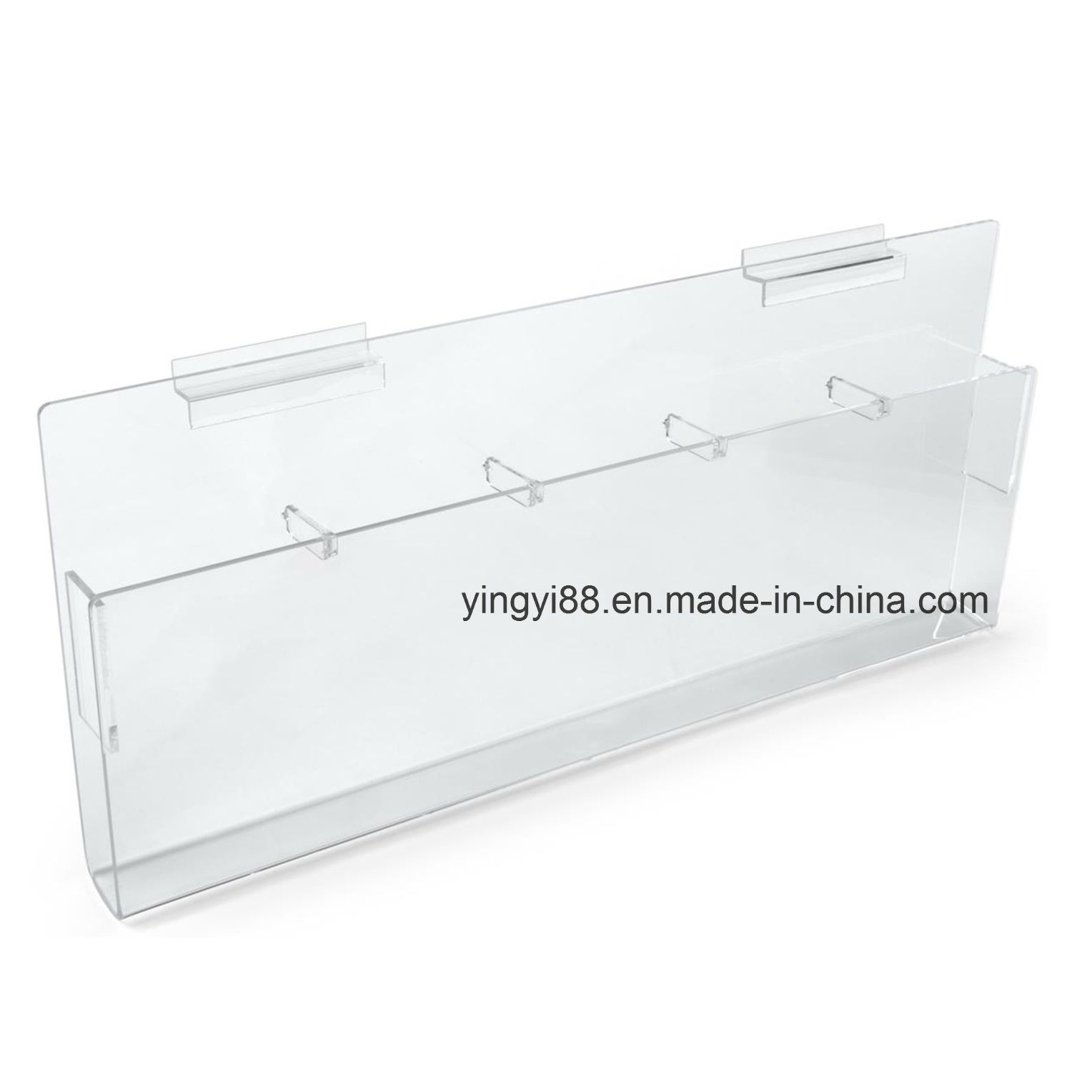 New 5-Pocket Acrylic Brochure Holder for Slatwall