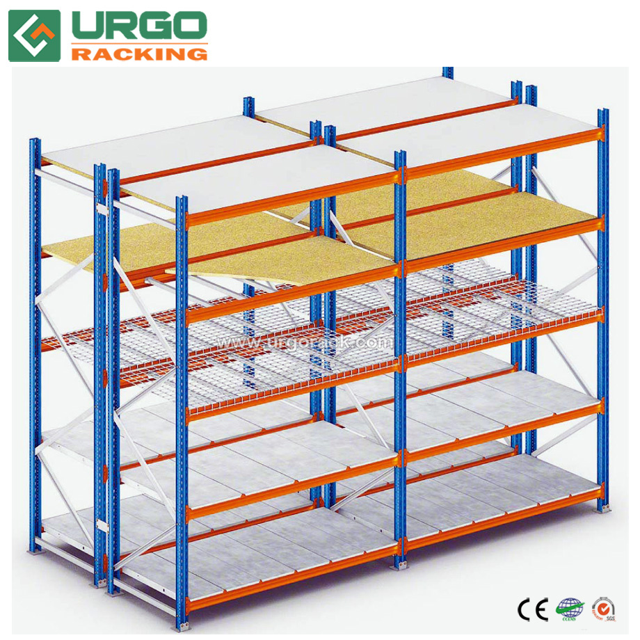 Factory Steel Storage Medium Duty Racking with Wire Decking