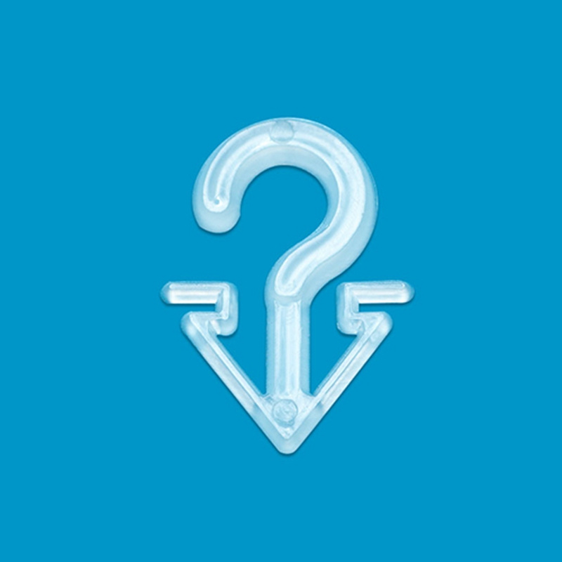 Plastic V Hook for Socks (SH001V-2)