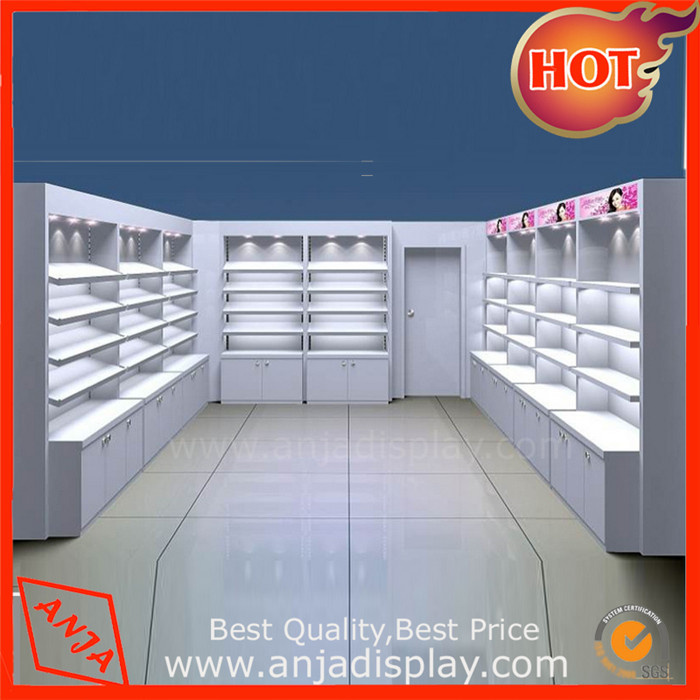 MDF Rotating Display Stand Cosmetic Rack