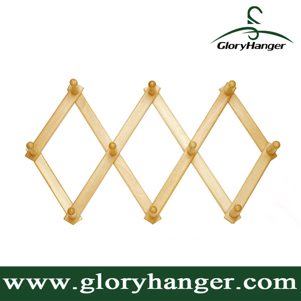 Premium Wooden Tie Hanger, Also for Cap/Bag/Belt/Scarf/Accessories etc