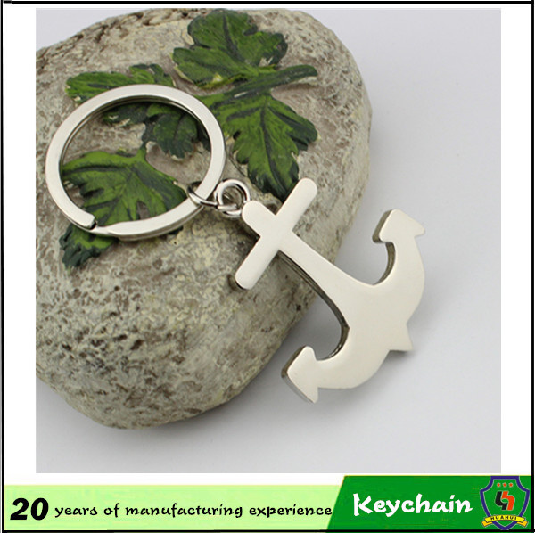 Metal Alloy Custom Ideas Navy Ship Theme Anchor Keychain