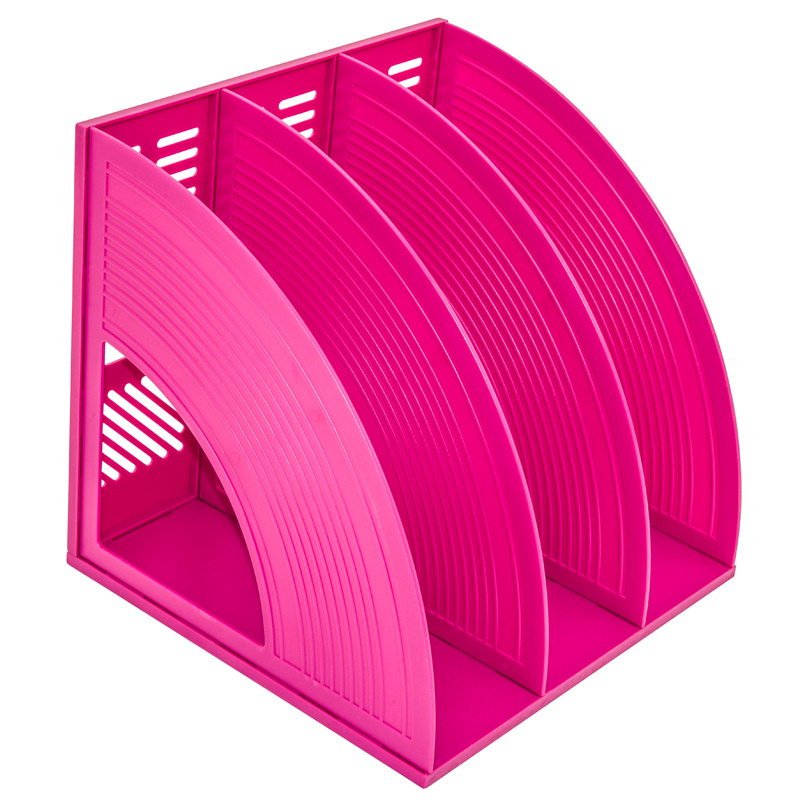 100% Low Carbon 3 Layers Plastic File Rack