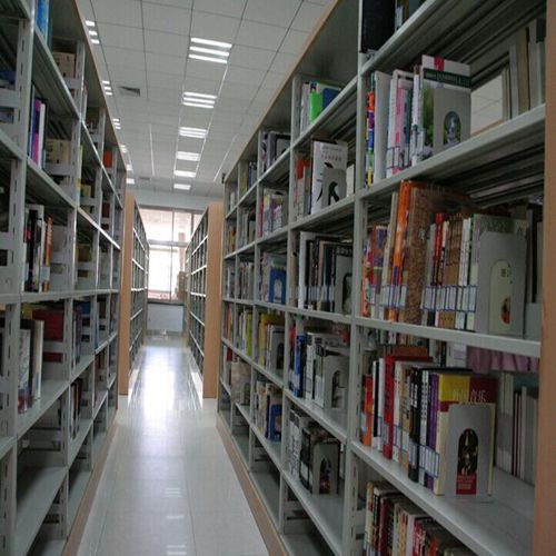 Double Face Steel School Bookshelf Small Size Metal Library Bookshelf/Shelf