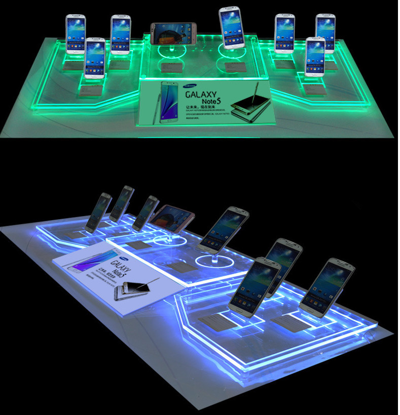 Custom Acrylic Display Stands with LED