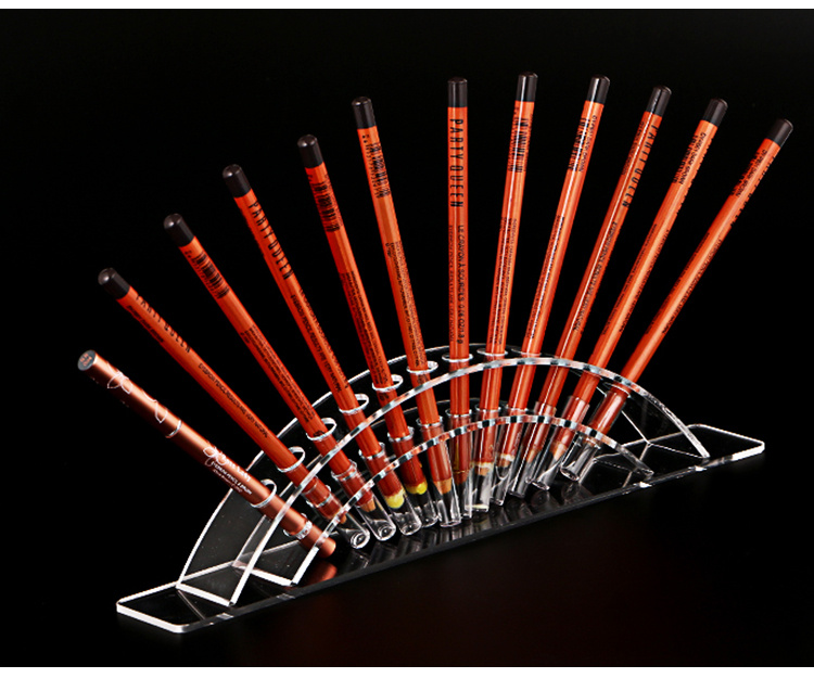 Custom Counter Acrylic Eeyliner Makeup Brush Holder