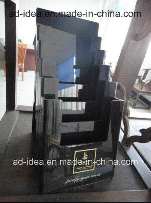 Modern Black Acrylic Exhibition Stand (AD-003)