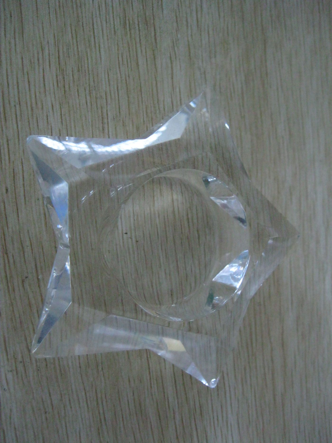 Clear White Star Candlesticks with Popular Shape in Chinajd-Cc-012