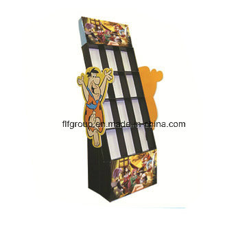 12 Cells Supermarket Cartoon Food Paper Display Rack