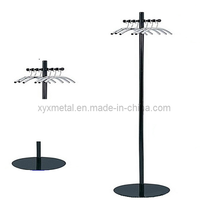 Metal Wooden Cloth Coat Rack Stand Clothing Garment Clothes Hanger
