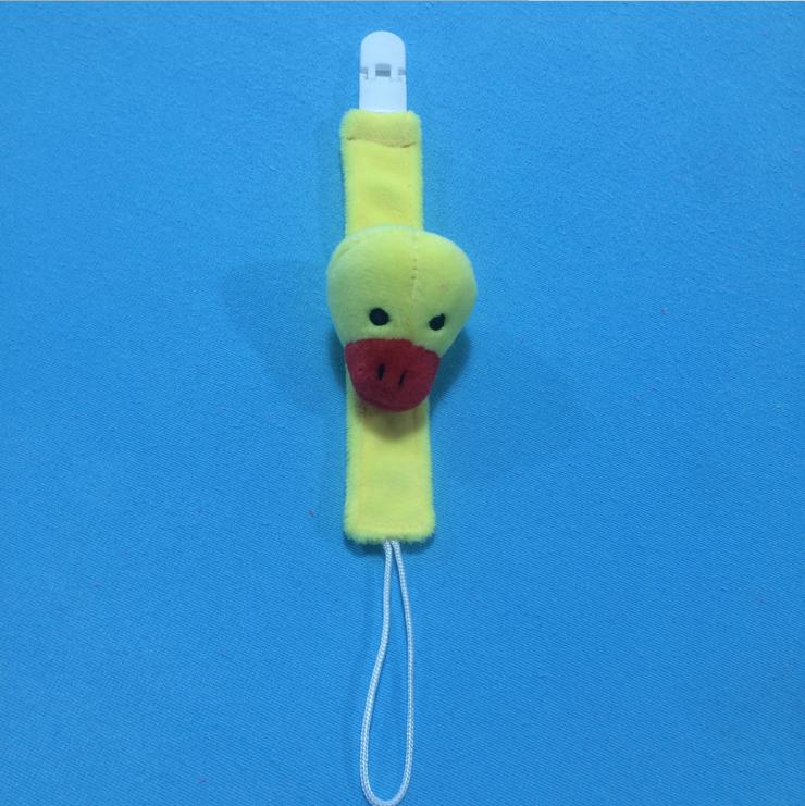 Animal Shape Plush Pacifier Holder