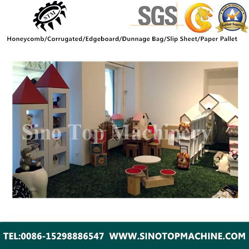 Paper Advertising Display for Pop Furniture